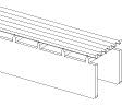 Infinity Drain 48' Wedge Wire Grate for S-AG 38 in Oil Rubbed Bronze