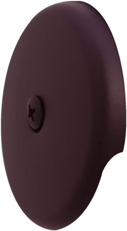 Westbrass D328-200-12 3-1/8' One-Hole Bathtub Overflow Faceplate and Screw, Oil Rubbed Bronze (200-Pack)