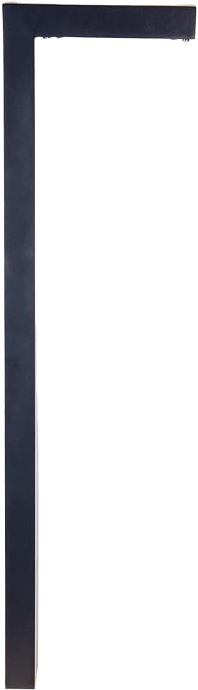 VOLT 12V Wide Modernelle Brass Path Light (Black) with 3W 2700K Warm White G4 LED Bulb for Low Voltage Landscape Lighting on Outdoor Pathway, Walkway, Garden, Driveway or Patio