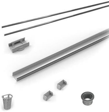 Infinity Drain RG-L 3860 SS 60' Rough Only Kit for S-LAG 38 and S-LT 38 series. Includes PVC Components and Channel Trim