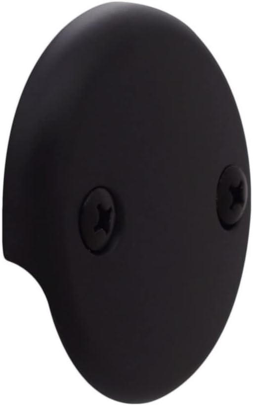 Westbrass D534-5-12 SCH. 40 ABS 1-1/2' Course Thread Plumber's Pack Tip-Toe Bathtub Drain Plug with Two-Hole Elbows, 5-Pack, Oil Rubbed Bronze, 5 Count