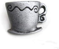 creative drawer knob pull dresser pull knob antique distress silver cabinet cupboard door handle knob vintacoffee cup knobs|knobs furniture|cup coatknob music -