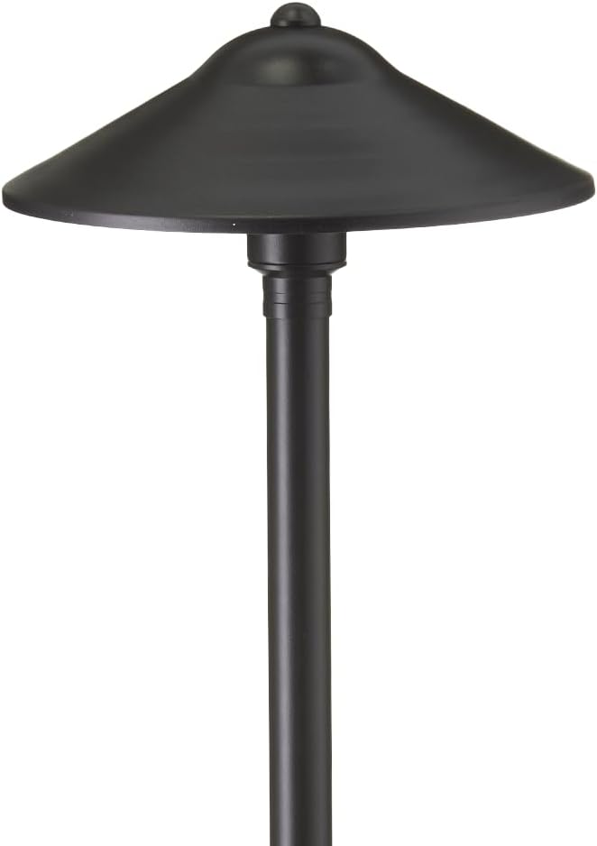 VOLT 12V Brass (Black) 6 Spotlight 3 Path Light LED Landscape Lighting Starter Kit with 150W Low Voltage Transformer