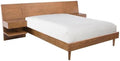 Starlight Canyon Home King Size Bedroom Set with Platform Bed and Two Matching Nightstands