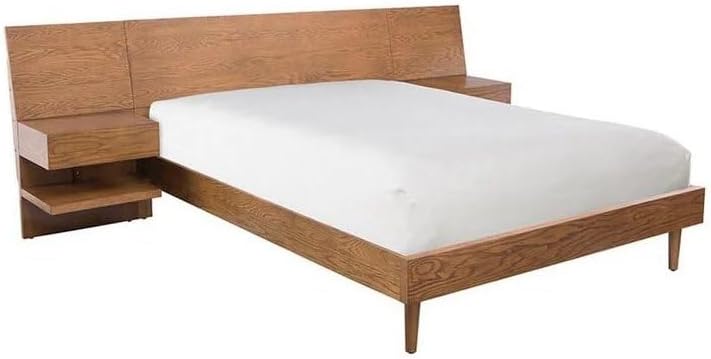 Starlight Canyon Home King Size Bedroom Set with Platform Bed and Two Matching Nightstands