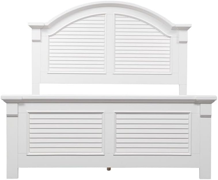 Home Square 2-Piece Set with Summer House King Panel Bed & 2-Drawer Night Stand