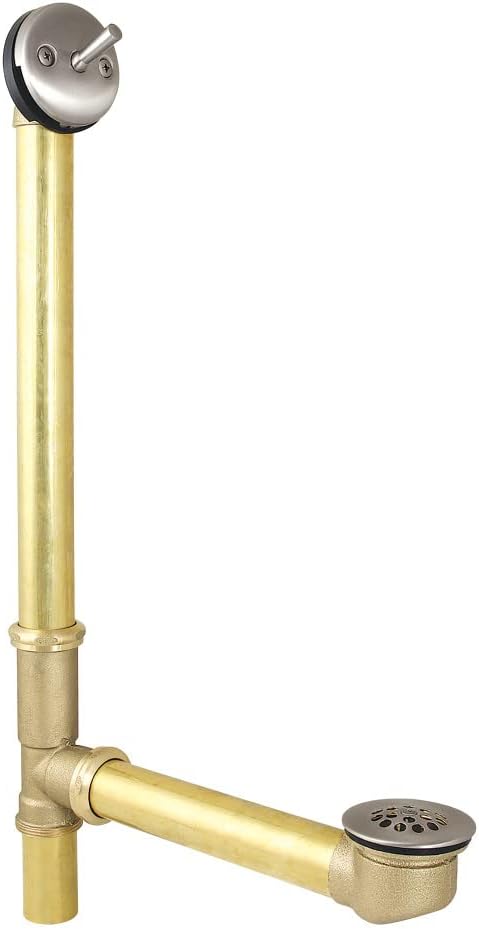 Kingston Brass DTL1188 Bath Tub Drain and Overflow, Brushed Nickel