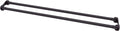 Naiture 48'' Aluminum Double Straight Shower Curtain Rod, Oil Rubbed Bronze Finish