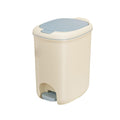 Kitchen Trash Can Large Capacity Foot Pedal Trash Can with Lid for Kitchen, Living Room, Bathroom(Blue,12L)