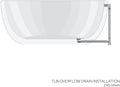 Signature Hardware 479951 Ultra 55' Acrylic Slipper Clawfoot Tub with Integrated Overflow, Rolled Rim and Imperial Feet - Less Drain Assembly