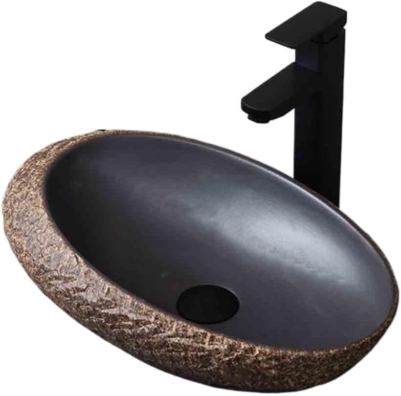 Bathroom Sinks Small Countertop Basin Spiral Washbasin Household Bathroom with Accessories Console Sinks(