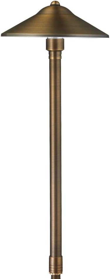 VOLT 12V Solid Brass Bronze LED Landscape Lighting Kit (6 Spotlights, 2 Path Lights) with 150W Low Voltage Transformer for House, Yard, Outdoor Pathway, Walkway, Garden, Driveway or Patio