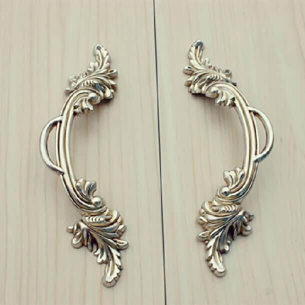 96mm Antique Silver Zinc Alloy Drawer Shoe Cabinet Bedside Table Dresser Wardrobe Furniture Door Handles Pulls Knobs 314 - Cabinet Pulls -