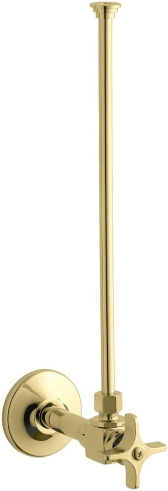 KOHLER 3/8 in. Npt Angle Supply With Stop And Annealed Vertical Tube