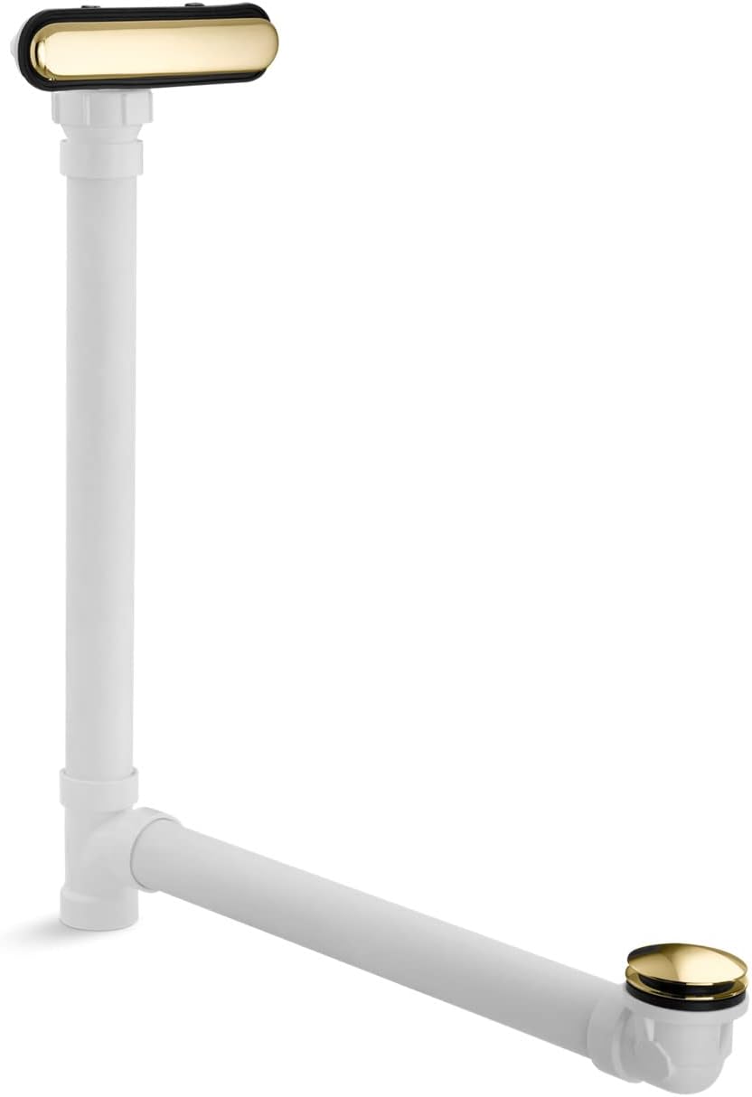 Kohler K-7272-PB Archer Clearflo 1.5' Bath Drain with Slotted Overflow Cover,Vib