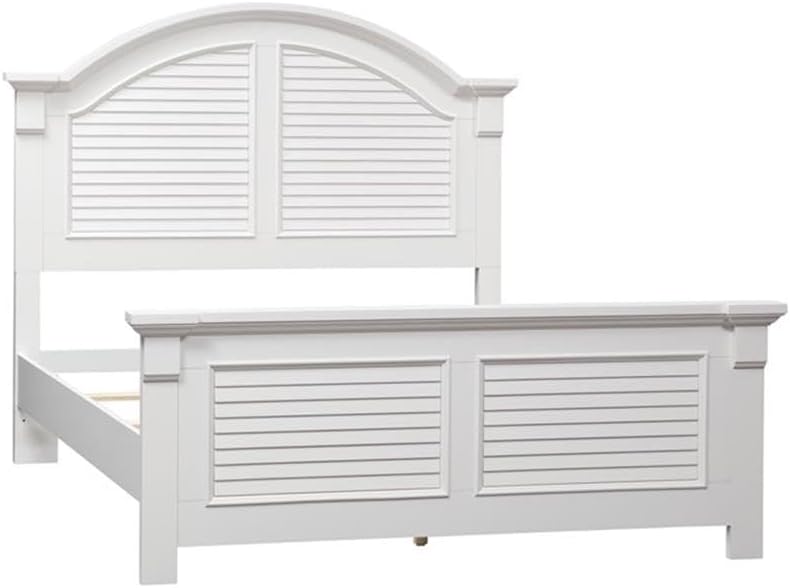 Home Square 2-Piece Set with Summer House King Panel Bed & 2-Drawer Night Stand
