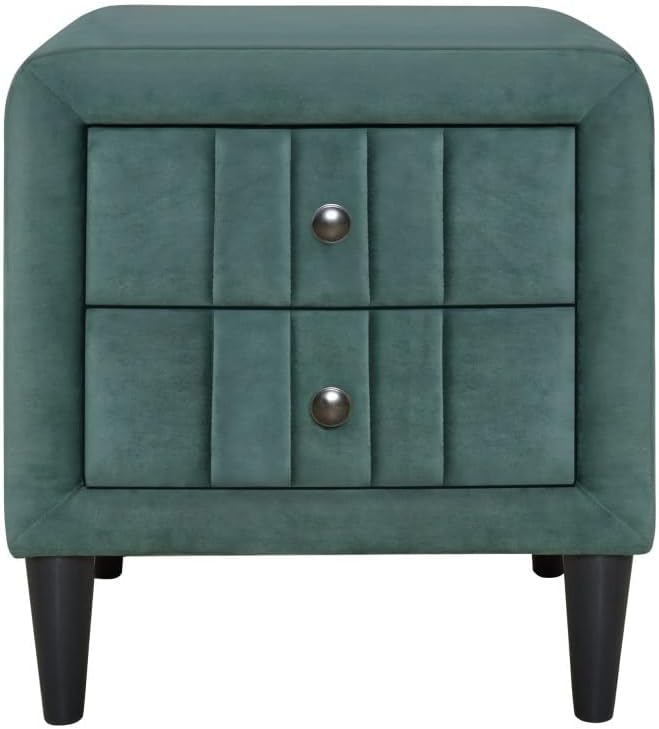 4-Pieces Bedroom Sets Queen Size Upholstered Platform Bed w/Two Nightstands and Storage Bench,for Indoor Bedroom Furniture