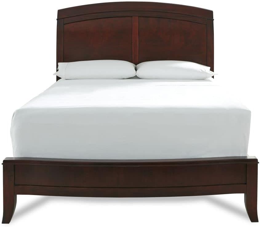 Modus Furniture Low-Profile Sleigh Bed, Queen, Brighton - Cinnamon