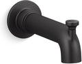 Kohler K35923-BL Castia by Studio McGee 6-5/8' Integrated Diverter Tub Spout Matte Black