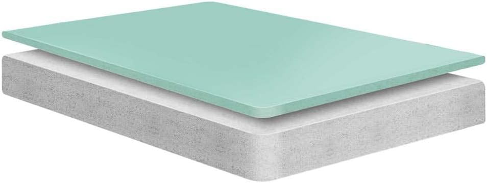 Modway Emma 6' Twin Mattress Foam Set of 2, White
