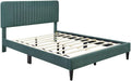 4-Pieces Bedroom Sets Queen Size Upholstered Platform Bed w/Two Nightstands and Storage Bench,for Indoor Bedroom Furniture