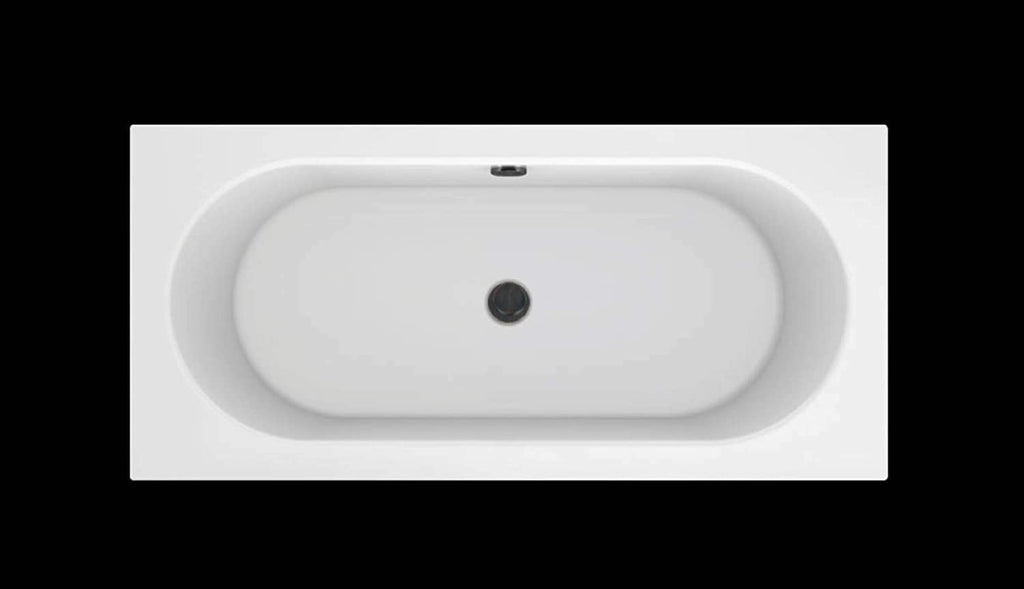 Carver Tubs - Aphrodite 67' - Modern White Rectangle Freestanding Soaking Bathtub w/Oil Rubbed Bronze Drain, Modern Oval Interior Acrylic Fiberglass Tub, Deep Relaxing Soak, 67'L x 31.5'W x 23'H