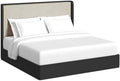 Picket House Furnishings Camelot King UPH 5PC Bedroom Set in Black
