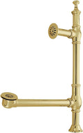 Kingston Brass CC3092 Edwardian British Lever Style Tub Drain, Polished Brass
