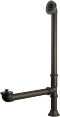 Elements of Design Essentials DS2085 Clawfoot Tub Waste and Overflow Drain, Oil Rubbed Bronze