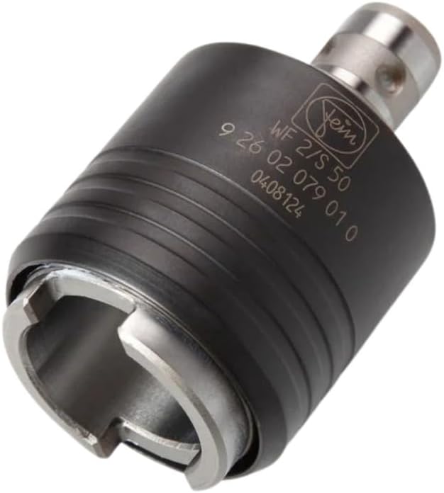 Fein Size 2 Quick-Change Tapping Chuck with QuickIn Fitting - High-Precision Accessory for Magnetic Core Drills with Reverse Rotation, Supports M6 to M20 Taps - 92602079010