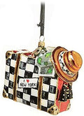 MacKenzie-Childs Glass Ornament - Souvenir Suitcase