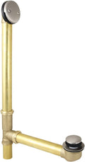 Kingston Brass DTT2208 Tip-Toe Bath Tub Drain and Overflow, Brushed Nickel