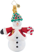 Christopher Radko Hand-Crafted European Glass Christmas Decorative Ornament, Frosty Winter Welcome