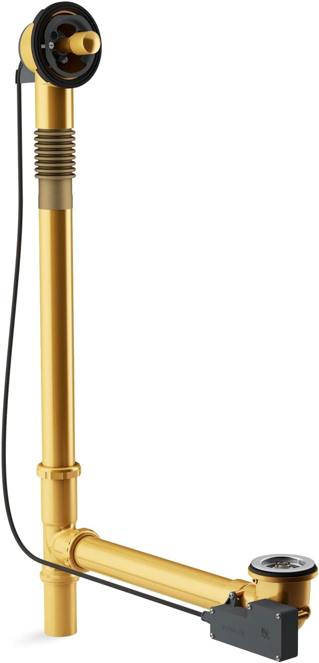 KOHLER TEA-FOR-TWO® BRASS CABLE POP-UP DRAIN