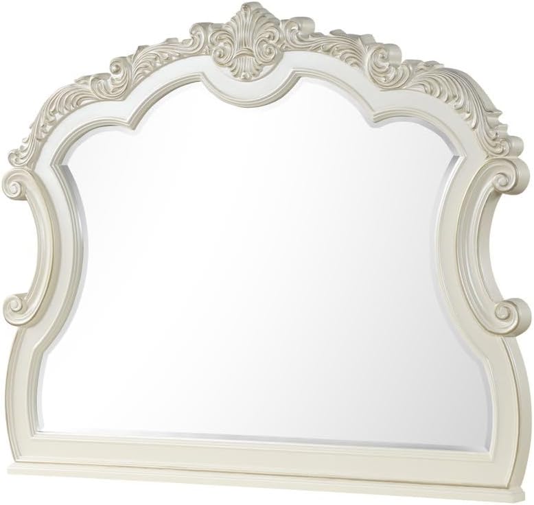 First of a Kind Melrose White Queen 5 Piece Bedroom Set
