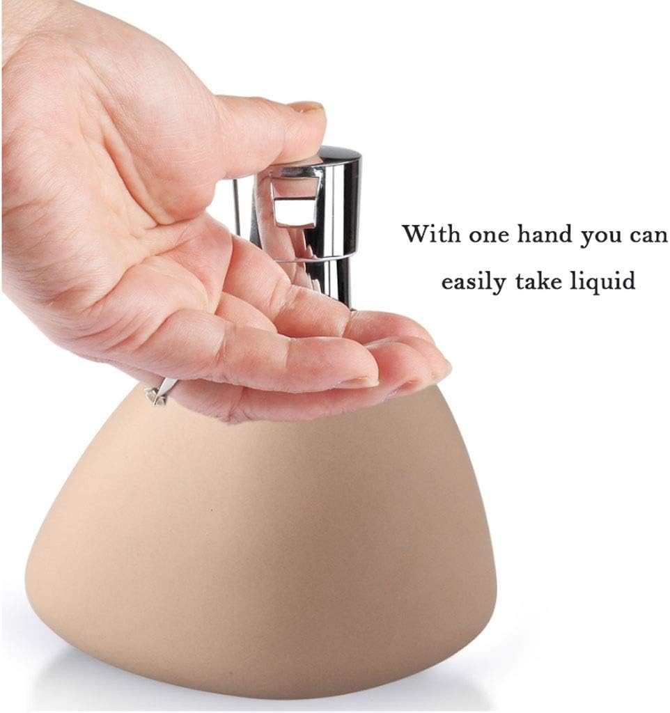 Soap Dispenser Bottles 5-Piece Ceramic Bathroom Soap Toothbrush Holder Soap Dispenser Household Soap Bathroom Accessories Countertop Lotion-Soap Bottles (Black)