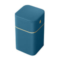 Liudan Trash Can Rubbish Bin, Nordic Style Seal Printing Machine for Kitchen Bathroom Office Storage Bucket Trash Can Accessories with Lid Rubbish Deep Green Deep Blue 15L Pedal Bin (Color : Deep Blue
