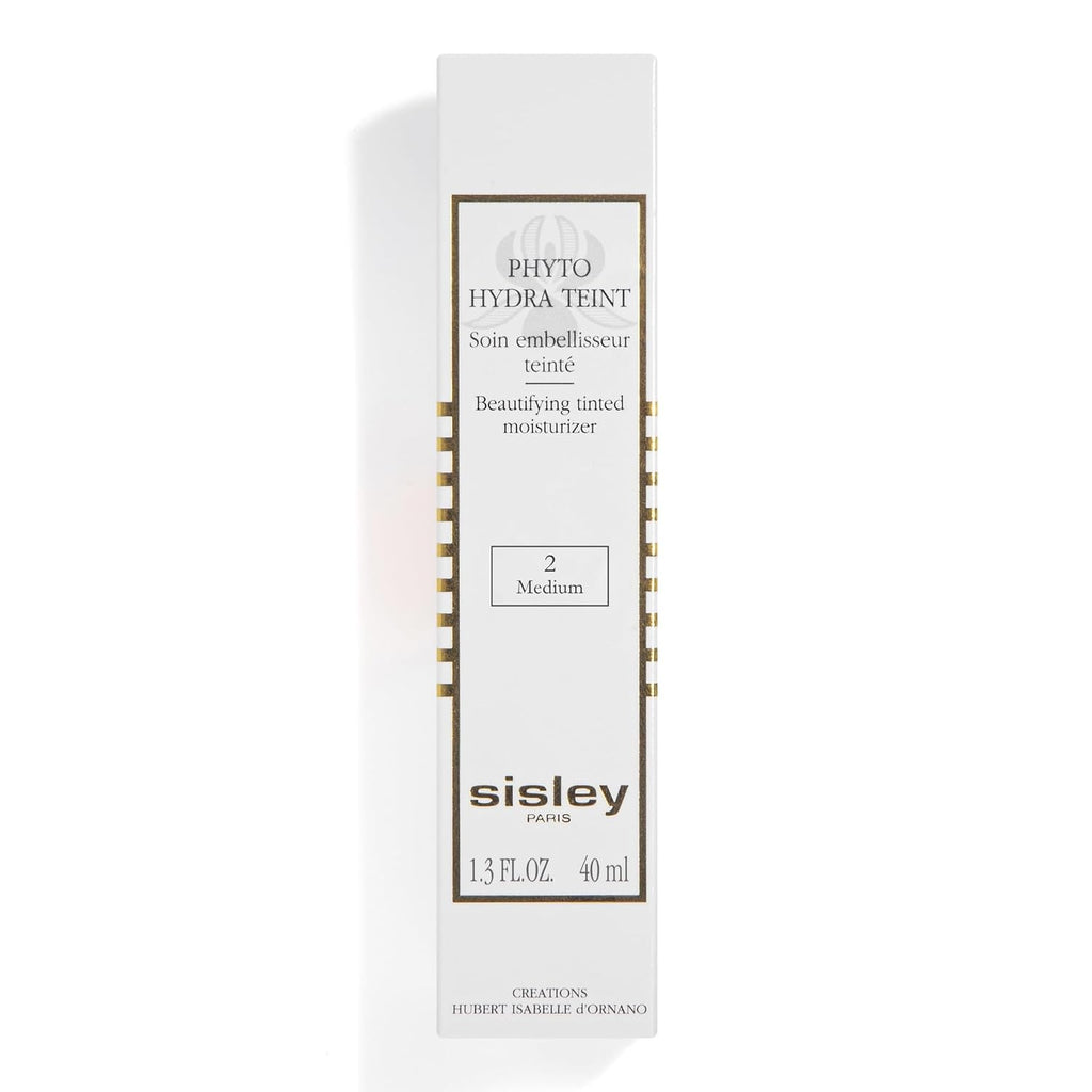 Sisley Paris Phyto-Hydra Teint, No. 2 Medium - 40 mL - Beautifying Tinted Moisturizer - Evens, Corrects & Illuminates - Glide-On, Light Texture for Glowy, Bare-Skin Finish