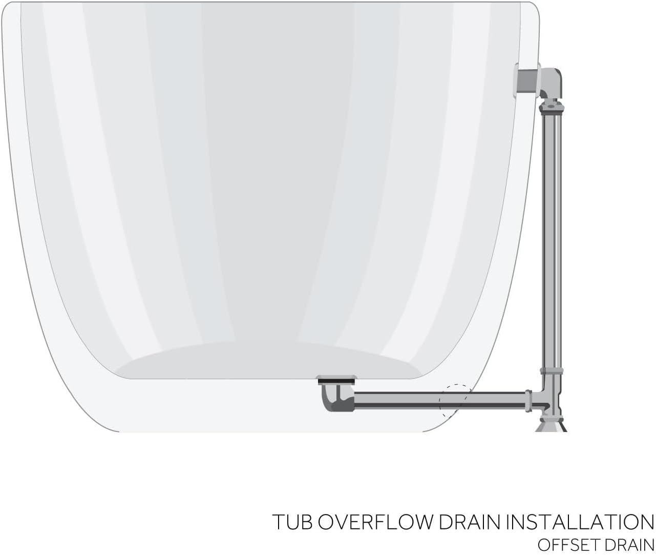Signature Hardware 946174-69-T-ND Rosalind 69' Acrylic Soaking Clawfoot Tub with Pre-Drilled Overflow Hole, Imperial Feet and Tap Deck - Less Drain - White/Chrome