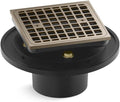 KOHLER K- 22673-BV SQUARE DESIGN TILE-IN SHOWER DRAIN, Vibrant Brushed Bronze