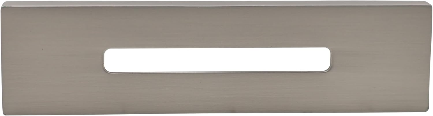 Westbrass D493244LD-4-07 19' Bath Waste Assembly with Tip-Toe Drain Plug and Linear Overflow Faceplate - SCH. 40 PVC, Satin Nickel (4-Pack)