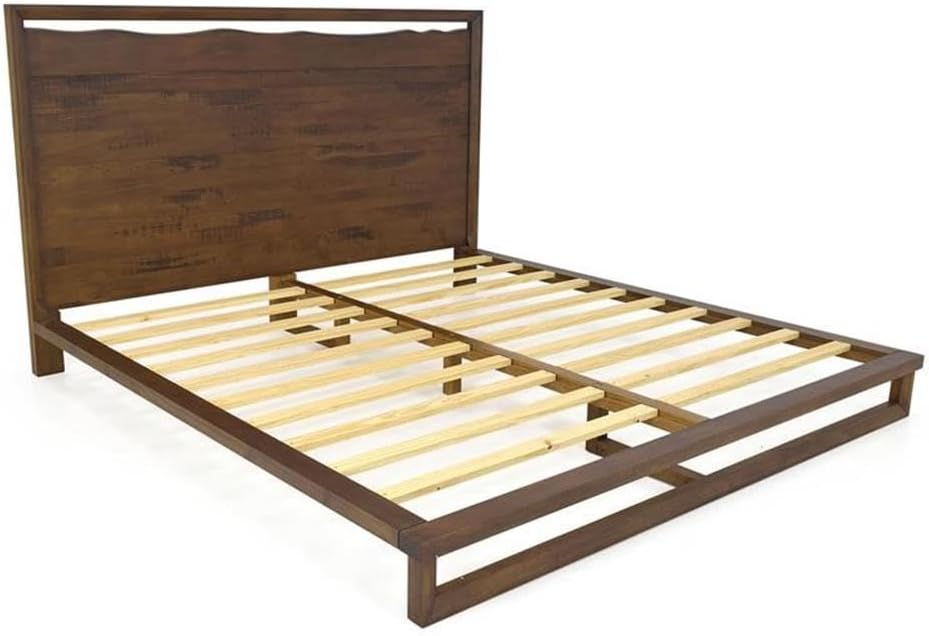 Steve Silver Lofton 4-Piece Queen Size Mocha Brown Wood Bedroom Set