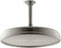 Kohler K-13694-BN Traditional 12-Inch Round Rain Showerhead with Katalyst Spray, Vibrant Brushed Nickel