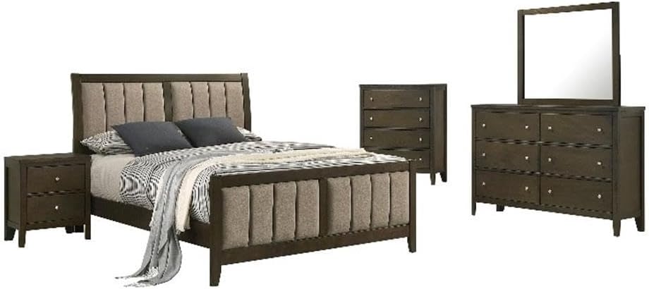 Coaster Home Furnishings Wilkes 5-Piece California King Bedroom Set Dark Cocoa