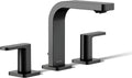 Kohler K-23484-4K-BL Parallel Widespread Bathroom Sink Faucet, 1.0 GPM, Lever Handles, Matte Black
