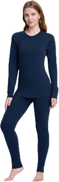 Women's 100% Merino Wool Base Layer Sets - Lightweight Thermal Underwear Gifts Pack with Wool Beanie