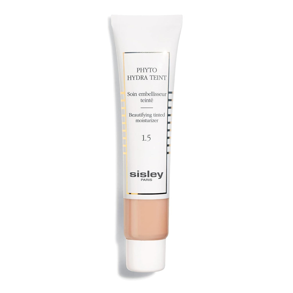 Sisley Paris Phyto-Hydra Teint, No. 1.5 Beige - 40 mL - Beautifying Tinted Moisturizer - Evens, Corrects & Illuminates - Glide-On, Light Texture for Glowy, Bare-Skin Finish