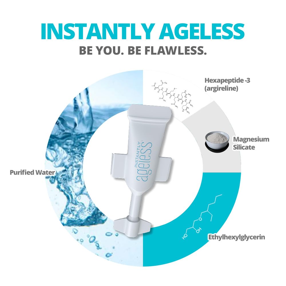 Instantly Ageless - Instant Face Lift Cream - Skin Care Anti Aging Face Cream - Wrinkle Tightener - Eye Cream For Puffiness and Bags Under Eyes - (2 BOXES)