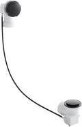 Signature Hardware 478496 PVC Cable Drain and Overflow for 17' - 22' Deep Alcove Tubs