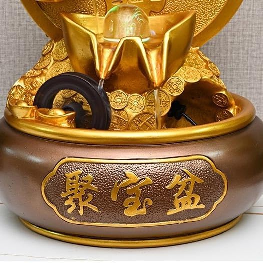 Tabletop Fountain Indoor Water Fountain, Desktop Fountains for Meditation Relaxation Home Living Room Office Decor